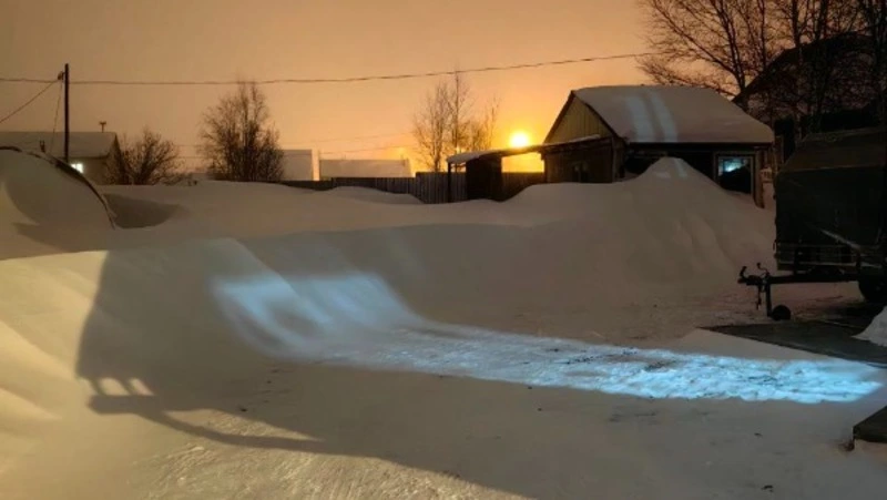 Метель и сильный снег ожидаются на Сахалине 26 января