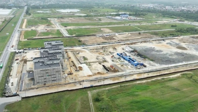Строительство первой очереди индустриального парка близится к завершению