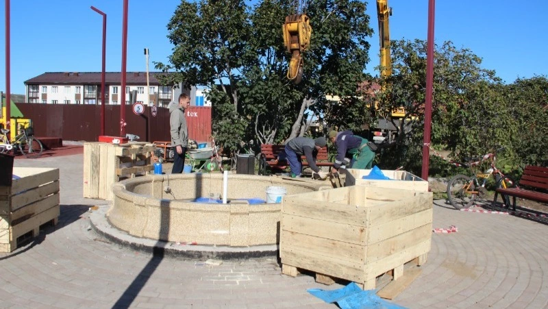 В Северо-Курильске скоро заработает первый фонтан