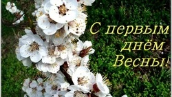 Открытки с Первым днем весны 2024 года